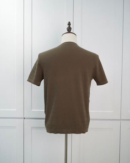 Waved Knit Tee