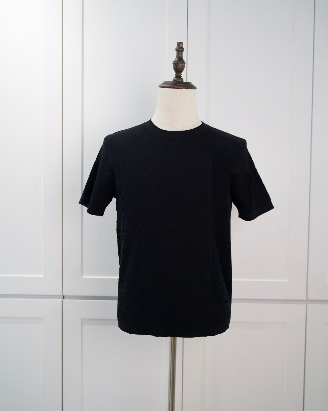 Waved Knit Tee