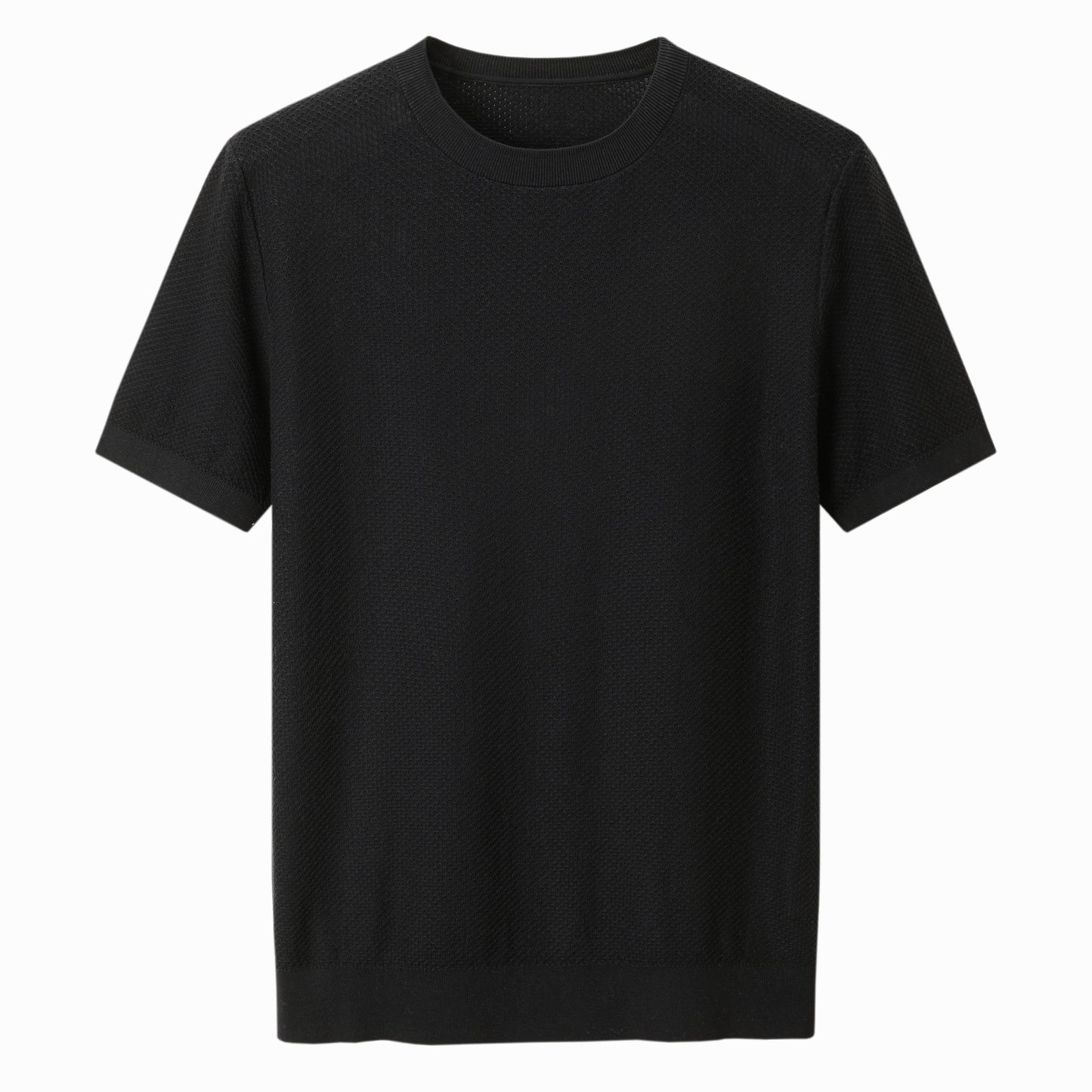 Textured Cotton-Silk Tee