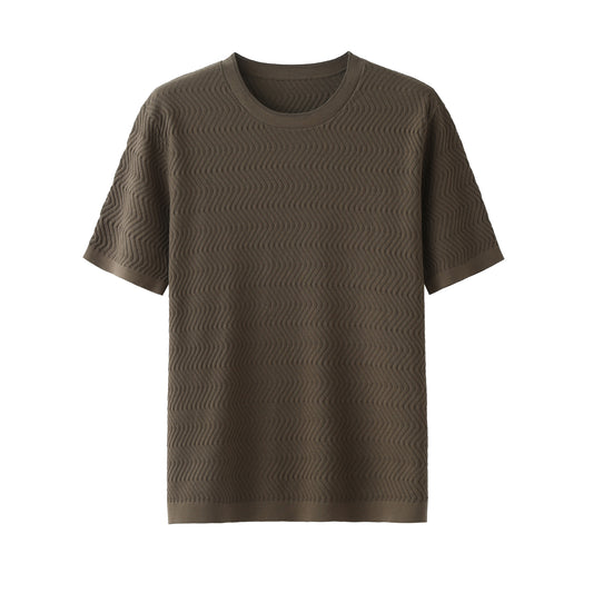 Waved Knit Tee