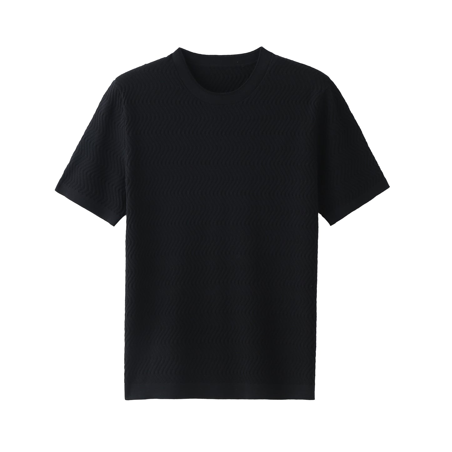 Waved Knit Tee