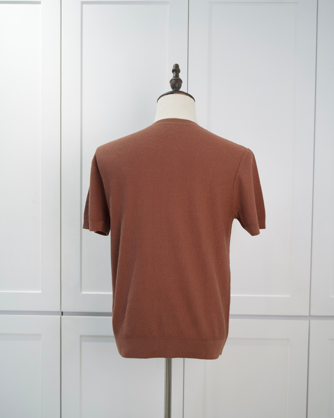 Textured Cotton-Silk Tee