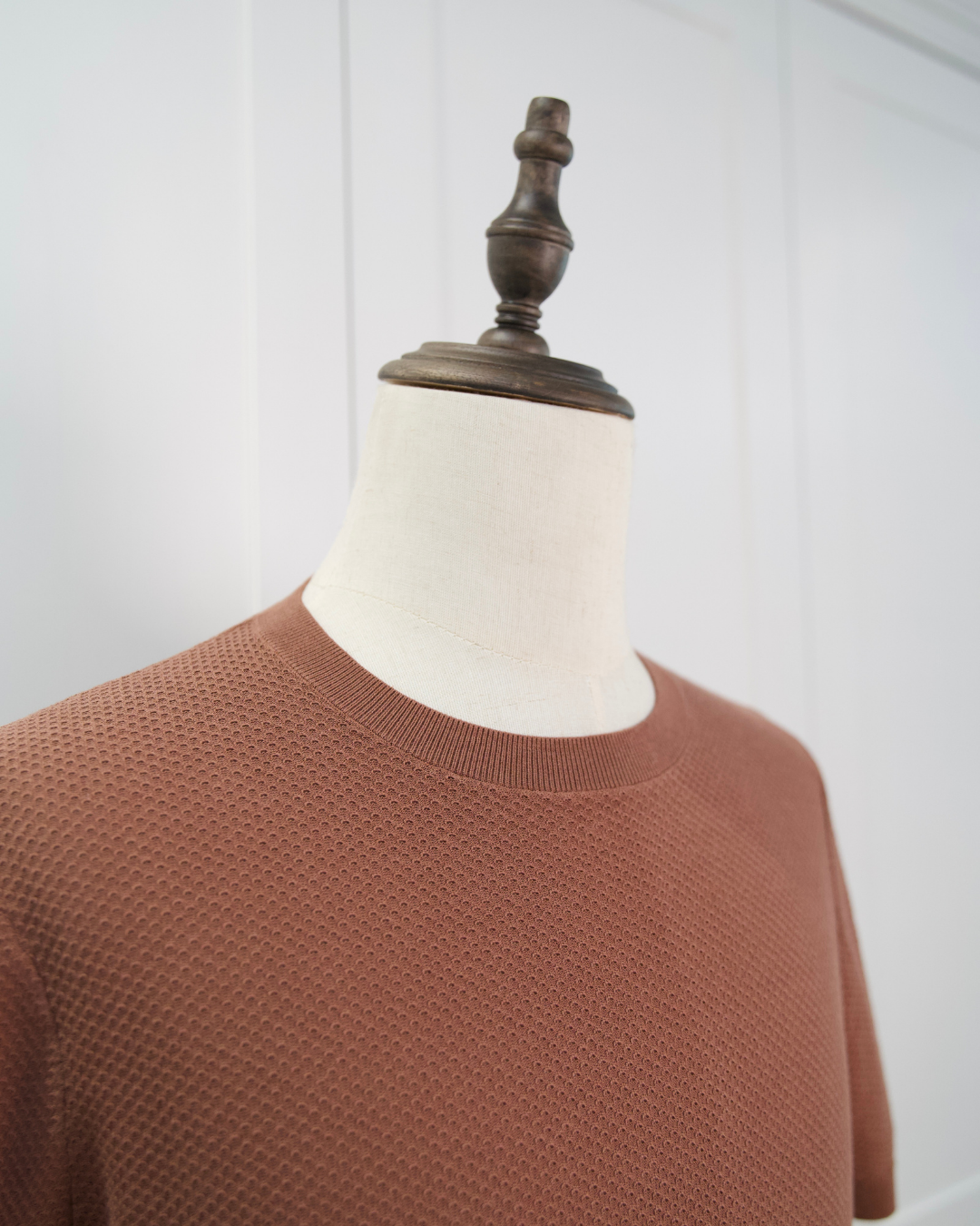 Textured Cotton-Silk Tee