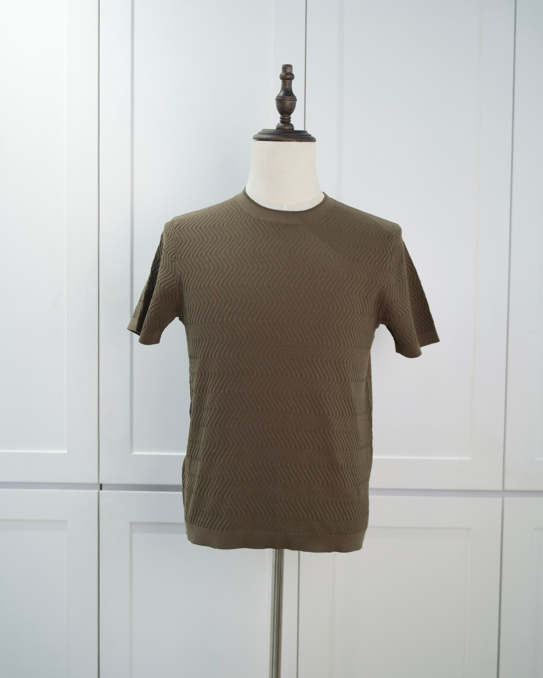 Waved Knit Tee